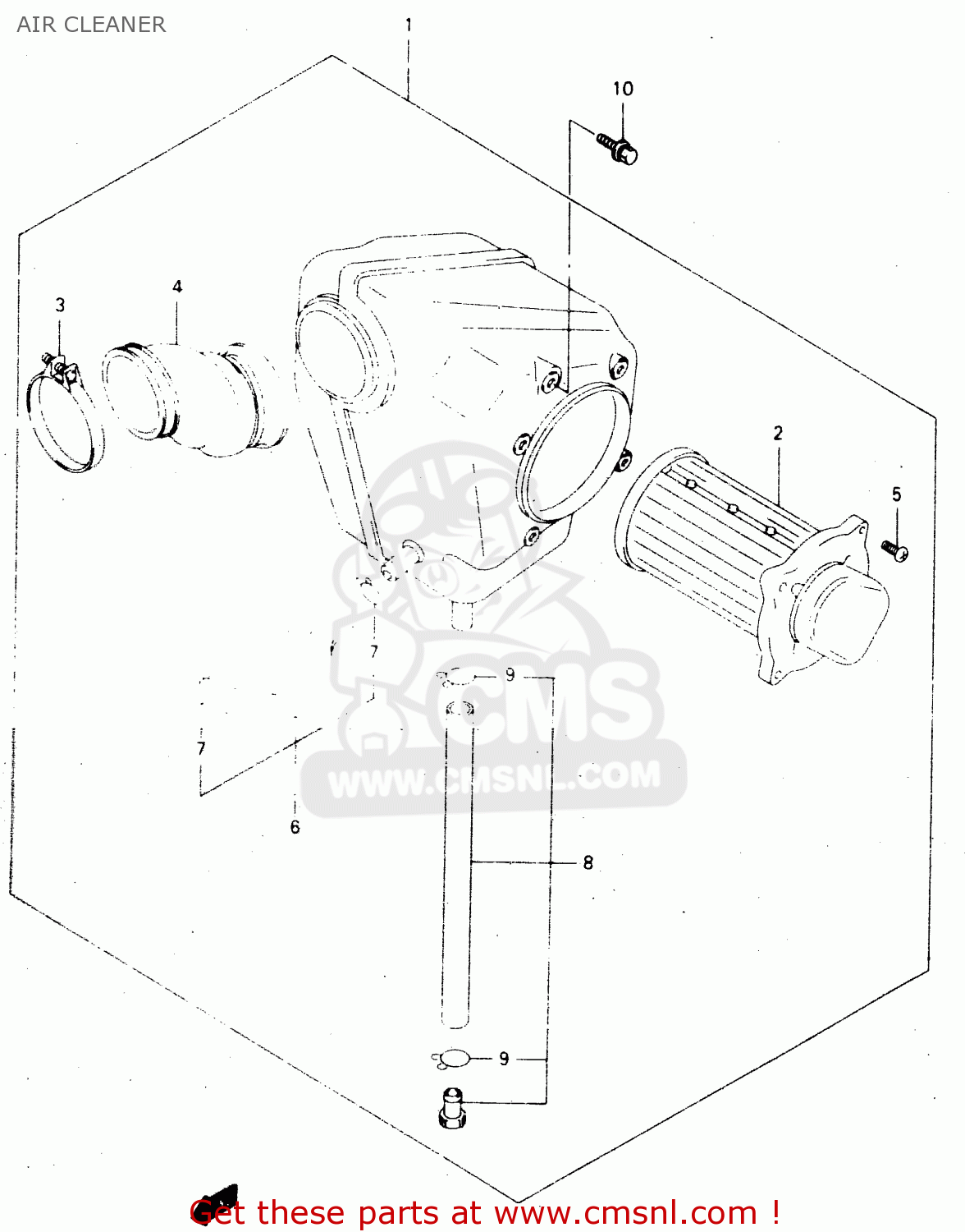 AIR CLEANER GZ125U 2000 (Y) (E01)