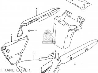 FRAME COVER - GZ125U 2000 (Y) (E01)