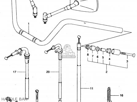 HANDLE BAR - GZ125U 2000 (Y) (E01)