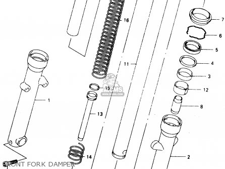 FRONT FORK DAMPER - GZ125U 2000 (Y) (E01)