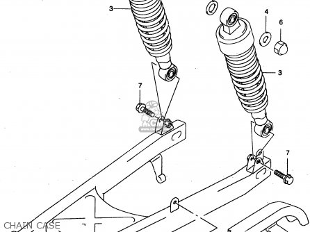 CHAIN CASE - GZ125U 2000 (Y) (E01)