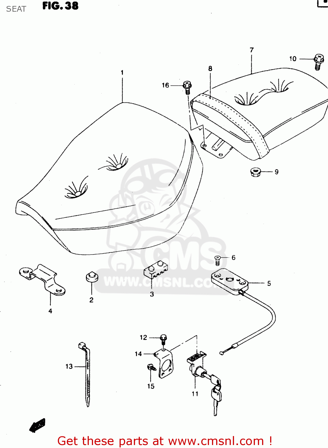 SEAT GZ250 1999 (X) (E01 E02 E04 E17 E18 E22 E24 E25 E34)