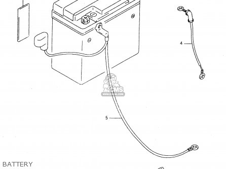BATTERY - GZ250 1999 (X) (E01 E02 E04 E17 E18 E22 E24 E25 E34)