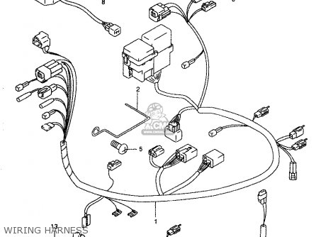 WIRING HARNESS - GZ250 1999 (X) (E01 E02 E04 E17 E18 E22 E24 E25 E34)