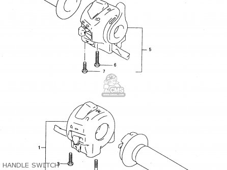HANDLE SWITCH - GZ250 1999 (X) (E01 E02 E04 E17 E18 E22 E24 E25 E34)