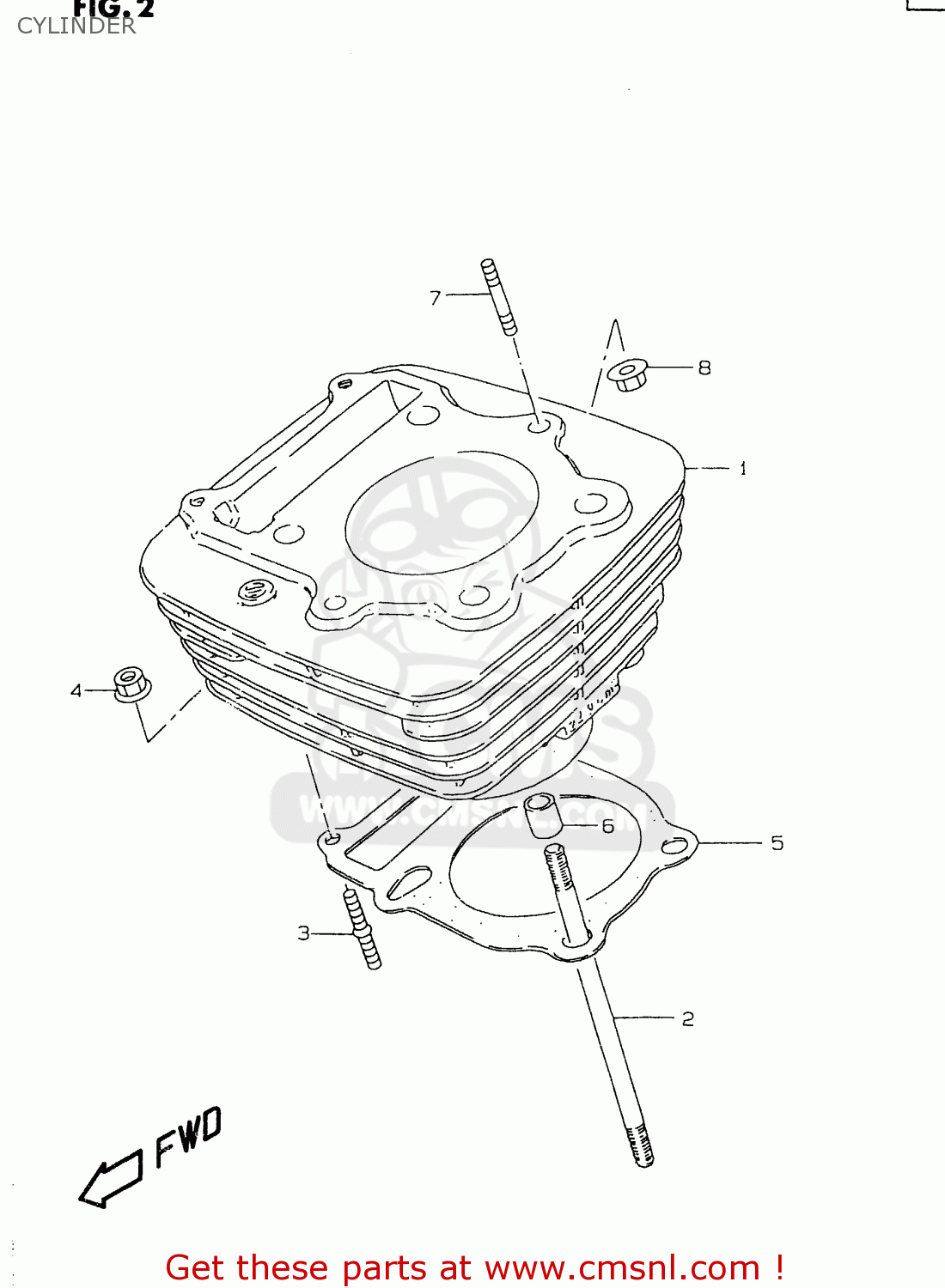 CYLINDER GZ250 2000 (Y) (E01)