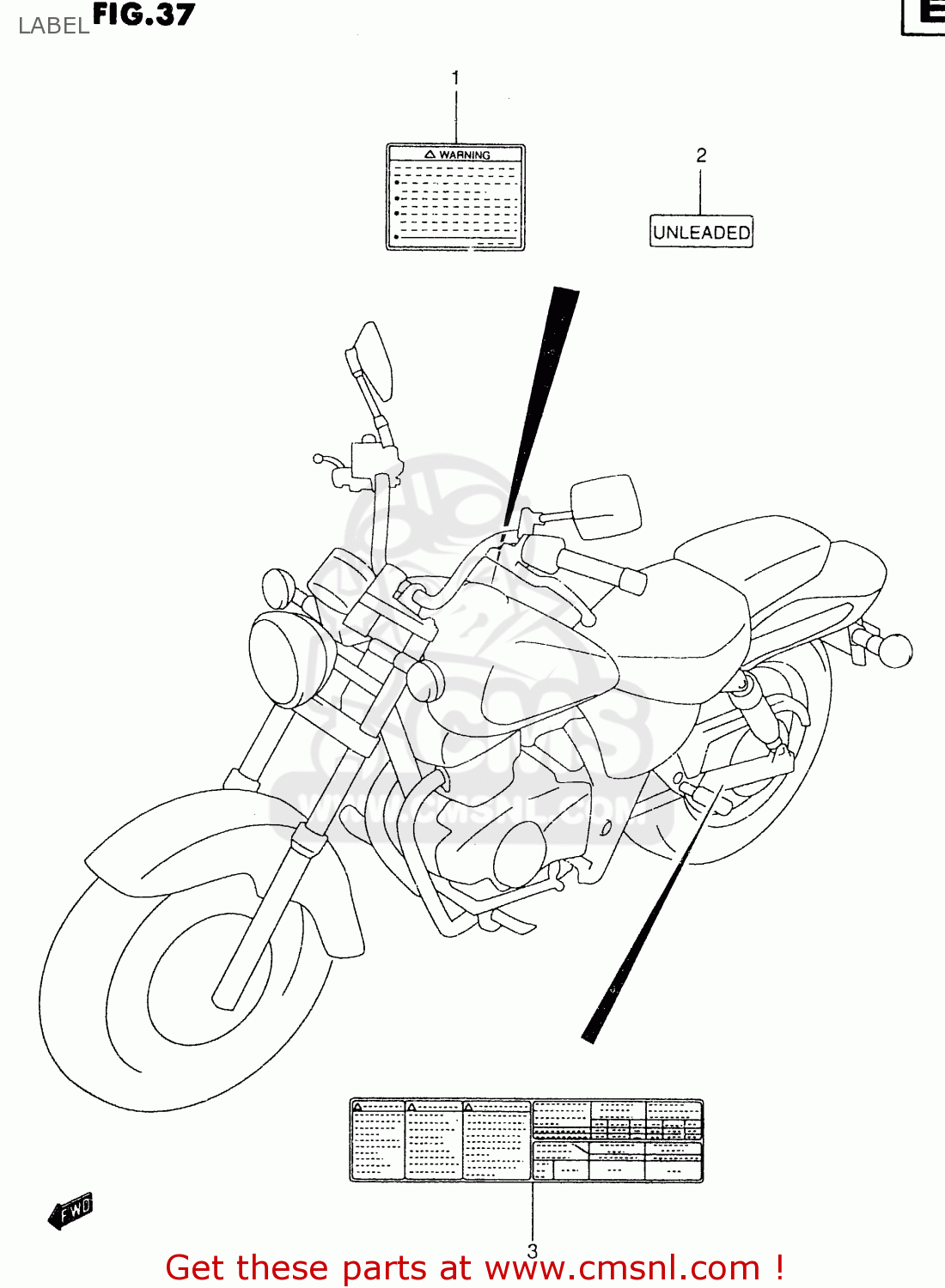 LABEL GZ250 2000 (Y) (E01)