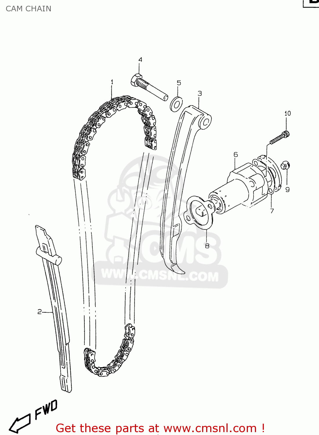 CAM CHAIN GZ250 2000 (Y) (E01)