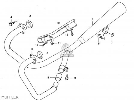 MUFFLER - GZ250 2000 (Y) (E01)