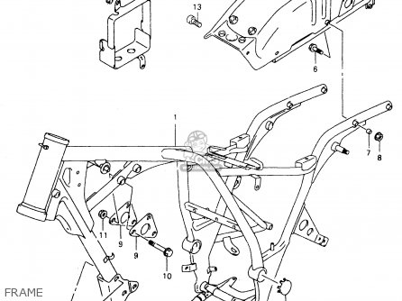FRAME - GZ250 2000 (Y) (E01)