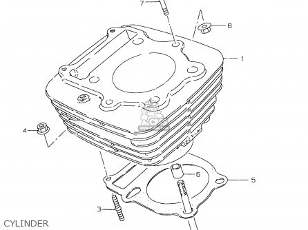 CYLINDER - GZ250 2000 (Y) (E01)