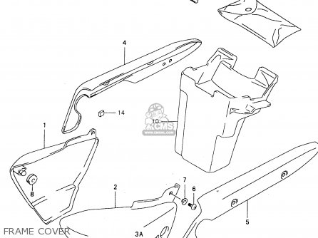 FRAME COVER - GZ250 2000 (Y) (E01)
