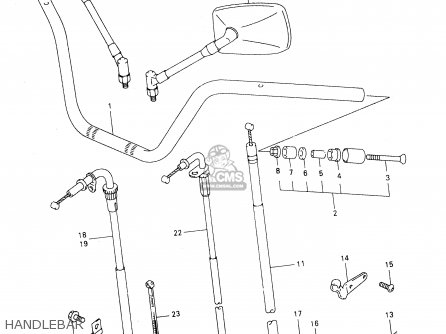 HANDLEBAR - GZ250 2000 (Y) (E01)