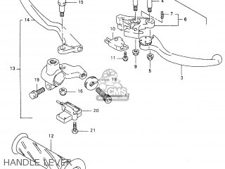 HANDLE LEVER - GZ250 2000 (Y) (E01)