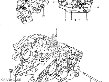 CRANKCASE - GZ250 2000 (Y) (E01)