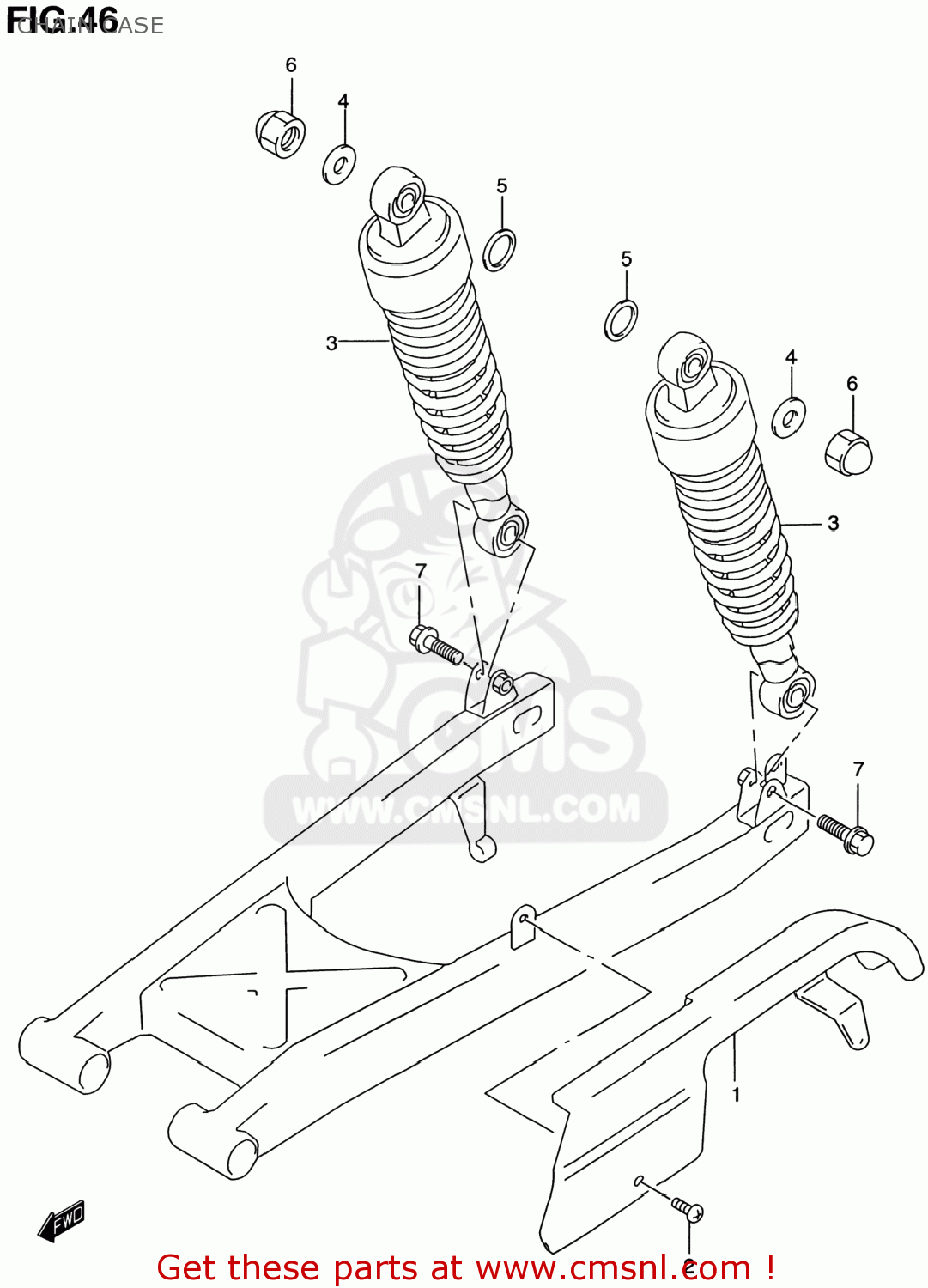 CHAIN CASE GZ250 MARAUDER 1999 (X) USA (E03)