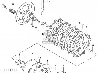 CLUTCH - GZ250 MARAUDER 1999 (X) USA (E03)