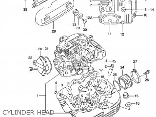CYLINDER HEAD - GZ250 MARAUDER 1999 (X) USA (E03)