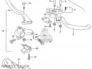 HANDLE LEVER - GZ250 MARAUDER 1999 (X) USA (E03)