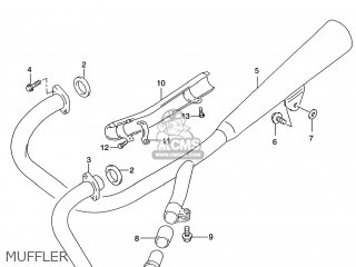 MUFFLER - GZ250 MARAUDER 1999 (X) USA (E03)