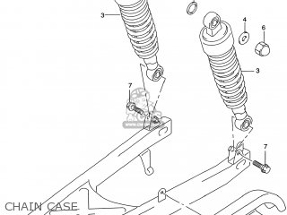 CHAIN CASE - GZ250 MARAUDER 2000 (Y) USA (E03)