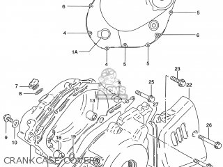 CRANKCASE COVER - GZ250 MARAUDER 2000 (Y) USA (E03)