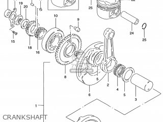 CRANKSHAFT - GZ250 MARAUDER 2000 (Y) USA (E03)