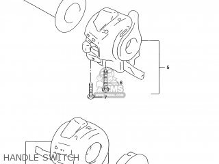HANDLE SWITCH - GZ250 MARAUDER 2000 (Y) USA (E03)