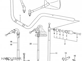 HANDLEBAR - GZ250 MARAUDER 2000 (Y) USA (E03)
