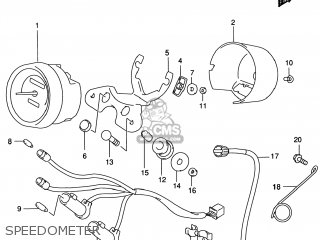 SPEEDOMETER - GZ250 MARAUDER 2000 (Y) USA (E03)