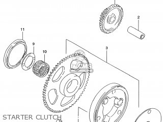STARTER CLUTCH - GZ250 MARAUDER 2000 (Y) USA (E03)