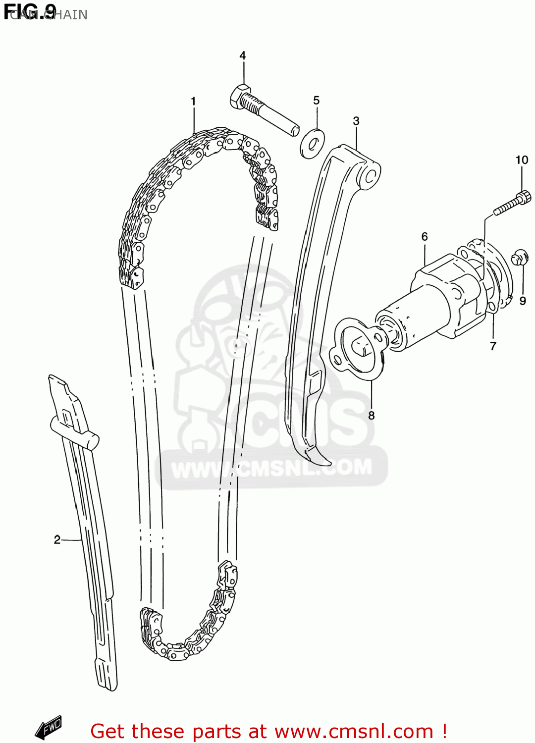 CAM CHAIN GZ250 MARAUDER 2001 (K1) USA (E03)