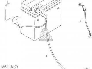 BATTERY - GZ250 MARAUDER 2001 (K1) USA (E03)