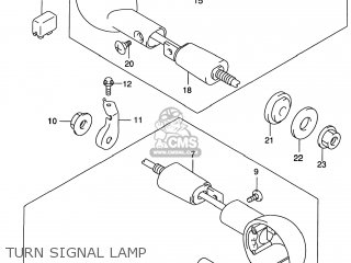 TURN SIGNAL LAMP - GZ250 MARAUDER 2001 (K1) USA (E03)