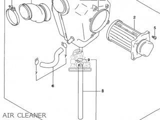 AIR CLEANER - GZ250 MARAUDER 2002 (K2) USA (E03)