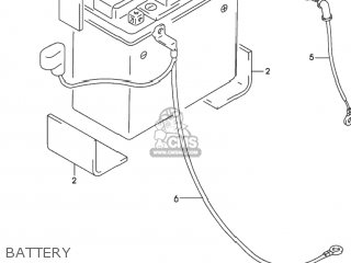 BATTERY - GZ250 MARAUDER 2002 (K2) USA (E03)