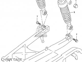 CHAIN CASE - GZ250 MARAUDER 2002 (K2) USA (E03)