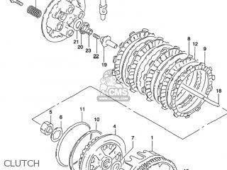 CLUTCH - GZ250 MARAUDER 2002 (K2) USA (E03)