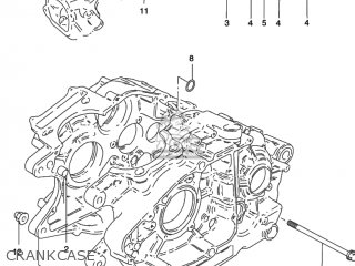 CRANKCASE - GZ250 MARAUDER 2002 (K2) USA (E03)