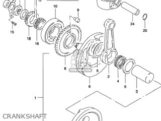 CRANKSHAFT - GZ250 MARAUDER 2002 (K2) USA (E03)