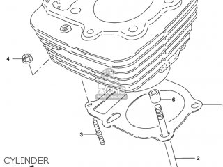CYLINDER - GZ250 MARAUDER 2002 (K2) USA (E03)