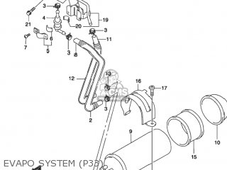EVAPO SYSTEM (P33) - GZ250 MARAUDER 2002 (K2) USA (E03)