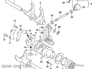 GEAR SHIFTING - GZ250 MARAUDER 2002 (K2) USA (E03)