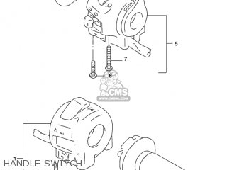 HANDLE SWITCH - GZ250 MARAUDER 2002 (K2) USA (E03)