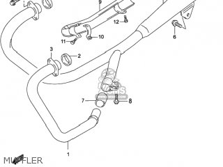 MUFFLER - GZ250 MARAUDER 2002 (K2) USA (E03)