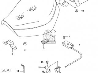 SEAT - GZ250 MARAUDER 2002 (K2) USA (E03)