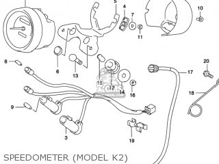 SPEEDOMETER (MODEL K2) - GZ250 MARAUDER 2002 (K2) USA (E03)