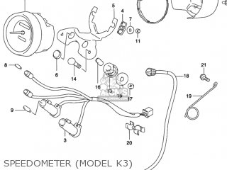 SPEEDOMETER (MODEL K3) - GZ250 MARAUDER 2002 (K2) USA (E03)
