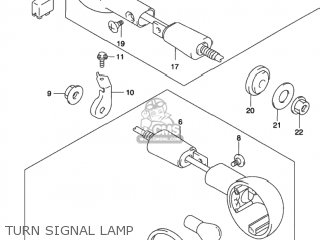 TURN SIGNAL LAMP - GZ250 MARAUDER 2002 (K2) USA (E03)