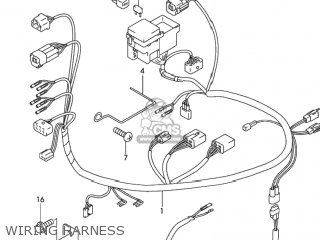 WIRING HARNESS - GZ250 MARAUDER 2002 (K2) USA (E03)